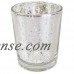 Just Artifacts Speckled Mercury Glass Votive Candle Holder 2.75"H (25pcs, Speckled Blush Votives)   569998761